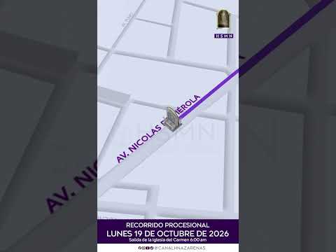 Recorrido Procesional del Señor de los Milagros de Nazarenas — lunes 19 de octubre de 2026