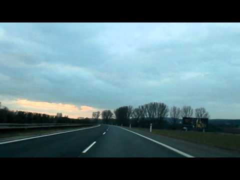 dialnica D1 Prešov Košice 21.01.2011 hi-speed HD