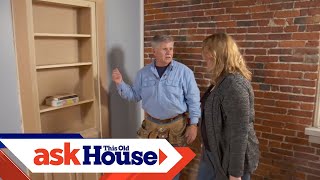How to Install a Hidden Door/Bookshelf | Ask This Old House