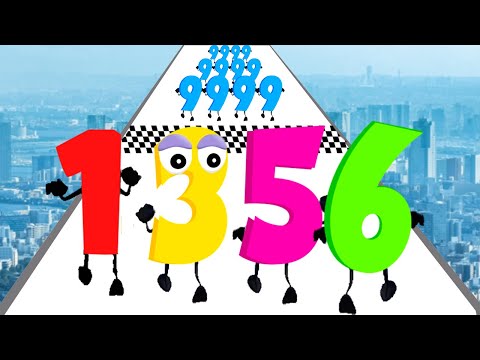 Melty Bubble vs Number Race 3D - 123456789 ⭐ Max Level Gameplay