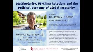 Multipolarity, US-China Relations and the Political Economy of Global Insecurity