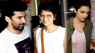 Parineeti Chopra, Aditya Roy Kapur, Kiran Rao Snapped