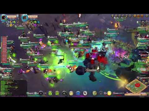 ZvZ - OPEN WORLD FIGHT | Albion Online | HOOPS vs Militant