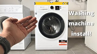 How to Install a Bauknecht Washing Machine (also Siemens and Bosch)