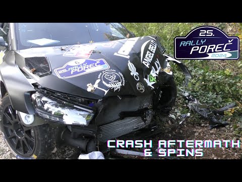 25. Rally Poreč 2024 | Crash aftermath & spins