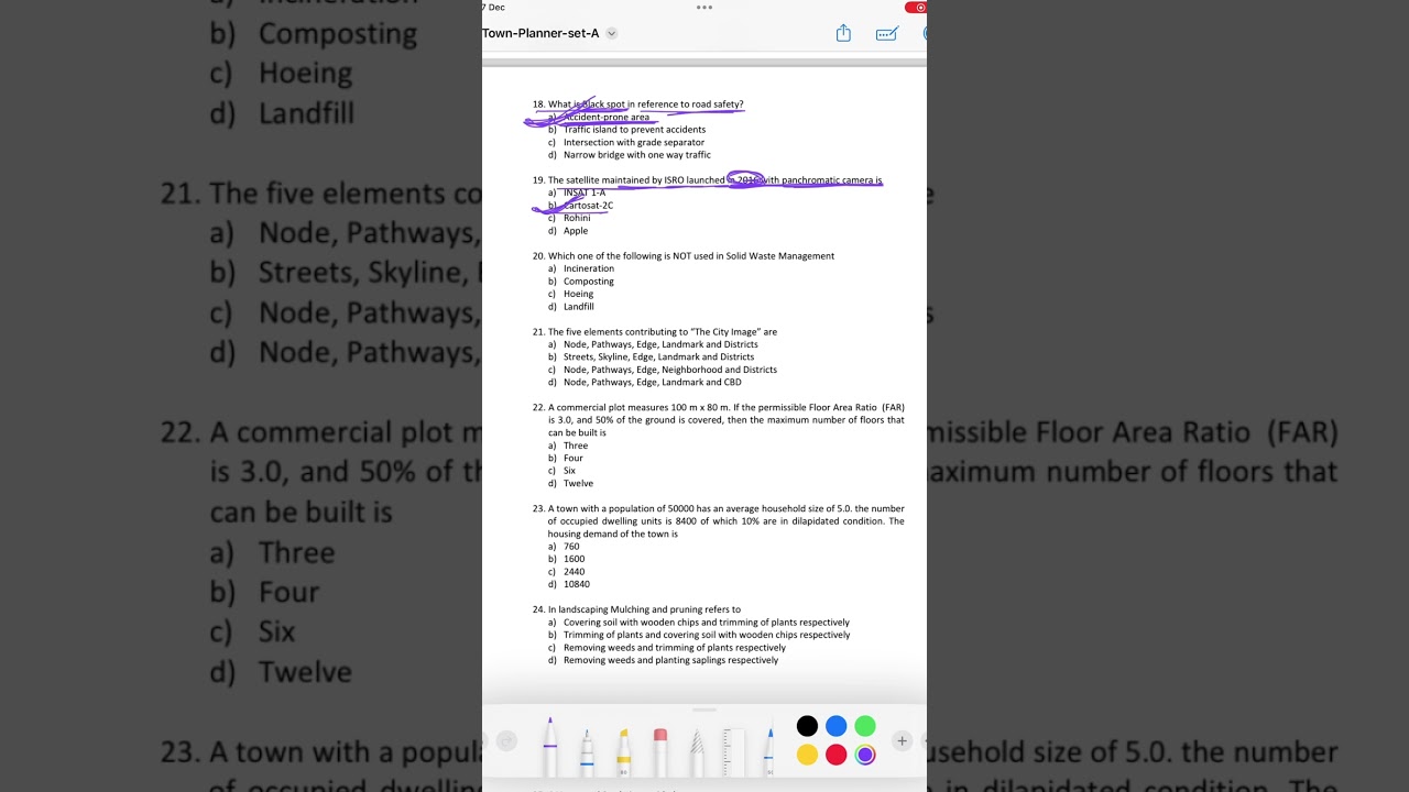 ATP exam Punjab pt-10 | Gate Architecture & Planning | #assistant #gateexam #planner #ukpsc #uppsc