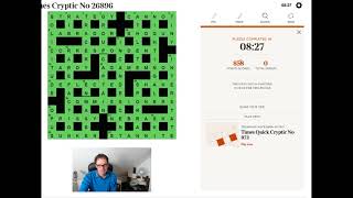 Solving The Times crossword on 30 Nov 2017