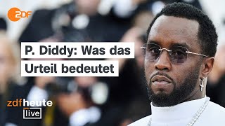 Sean “Diddy” Combs in Prozess teilweise freigesprochen: Was das bedeutet | ZDFheute live