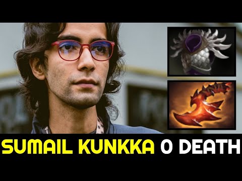 SUMAIL Kunkka 0 Death with Blade Mail & Overwhelming Blink Build Dota 2