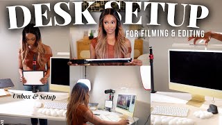 Ultimate Desk Setup for Content Creators! 💻✨ | Desk Setup for Filming & Editing