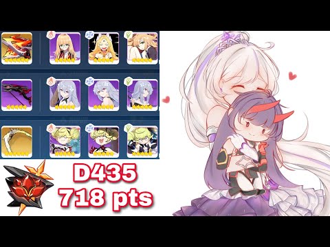 [Honkai Impact 3] Ex-Abyss Red Lotus (D435) - Husk Mysticism 718 pts - HFS(S0) MA CN(SS1) BE elf