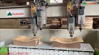 MÁY CNC 4D BÀN KÉP 2 TRỤC