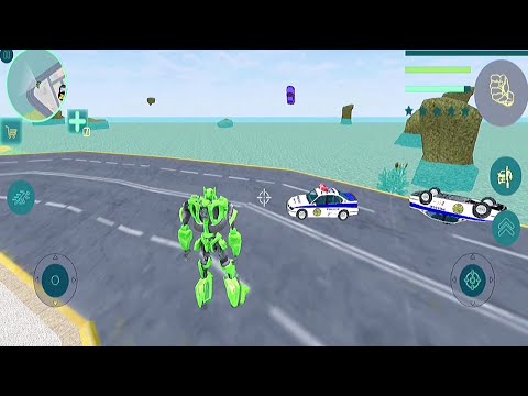 Robot Car Transforme | Super Futuristic Supercar - robot kick car underwater - robot