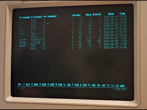 Connecting an IBM 3151 ASCII terminal to an IBM mainframe computer