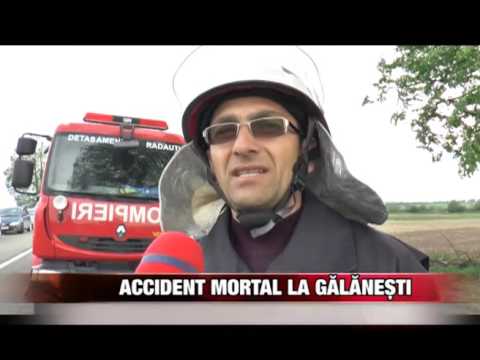 Accident mortal la Gălănești