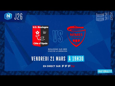 J26 I US Boulogne CO vs Nîmes O en replay (2-1) I National FFF 2024-2025