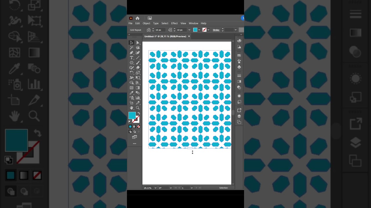 Object Repeat Grid Adobe Illustrator