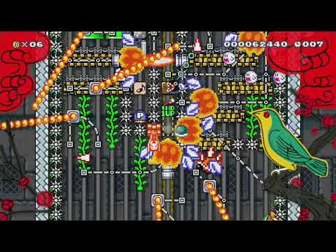 鬼畜半自動　　　　【Hold A+↑】長押し by ァィゥェォ~_~♪# - Super Mario Maker - No Commentary 1bt