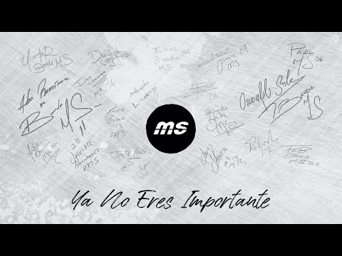 Banda MS de Sergio Lizárraga - Ya No Eres Importante (Video Lyric)