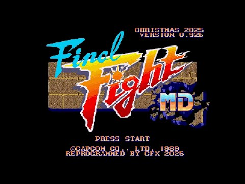 Final Fight MD - 0.92b - (Sega Mega Drive / Genesis) Longplay