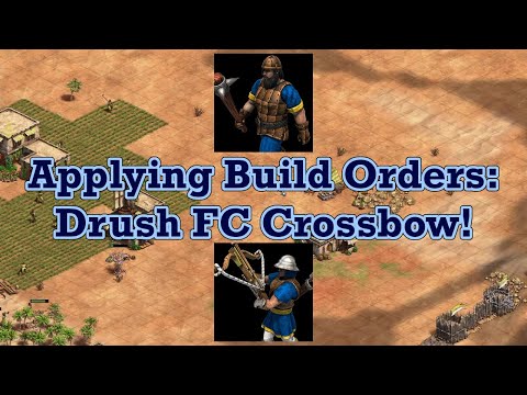 Cicero's Interactive Build Order: Drush Fast Castle Crossbow | Applying Build Orders