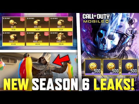 *NEW* Season 6 Leaks! Double CP   FREE Summer Fest Rewards   Mythic Ghost &amp; more! COD Mobile Leaks ▶5:21