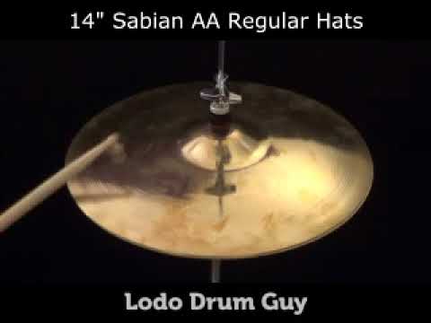 SOLD OUT 14" Sabian AA REGULAR HATS hi hat set