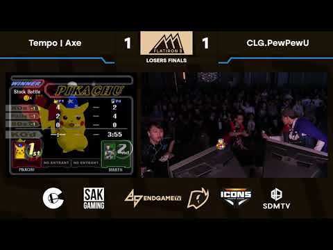 Flatiron 3: Losers Finals - Tempo | Axe (Pikachu) vs. CLG.PewPewU (Fox)