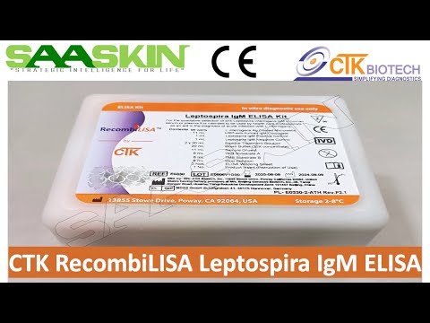 CTK Biotech RecombiLISA Leptospira IgM ELISA | Elisa | UNBOXING | #E0330 | Medical IVD |
