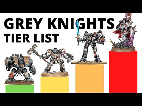 Codex Grey Knights Tier List in Warhammer 40K 10th Edition- Strongest + Weakest Units