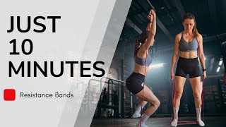 Only 1 Band, Brutal Leg Day 💪 | 10-Minute At-Home Workout