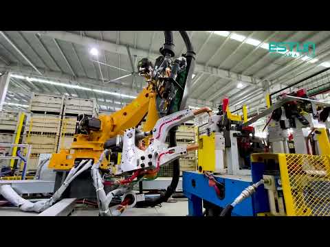 Estun Automation spot welding solutions for the automobile industry