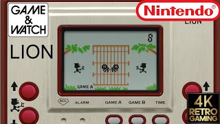 Lion Nintendo Game & Watch 4k Gameplay