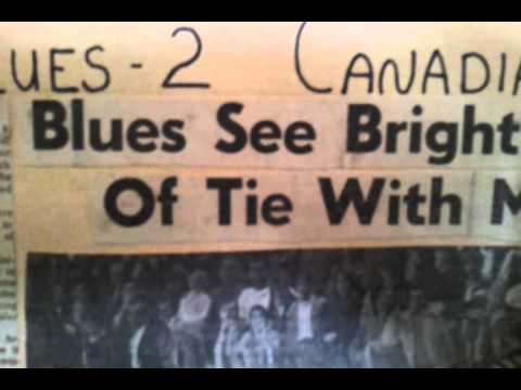 Dan Kelly 1972 playoffs game 4 Blues vs Minnesota