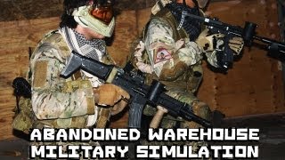 preview picture of video 'Paintball Abandoned Warehouse Military Simulation'