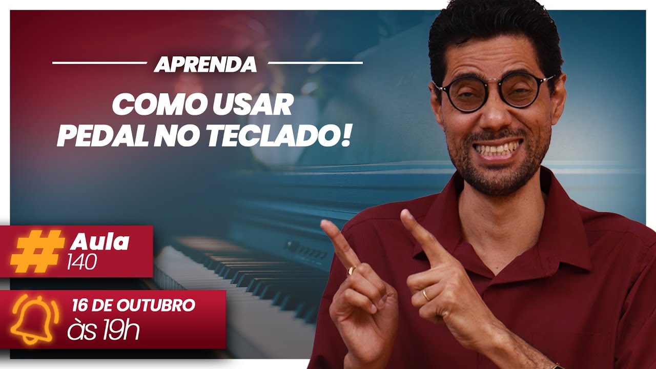 🎹 Como usar o pedal? 🔴 Live do Professor #140
