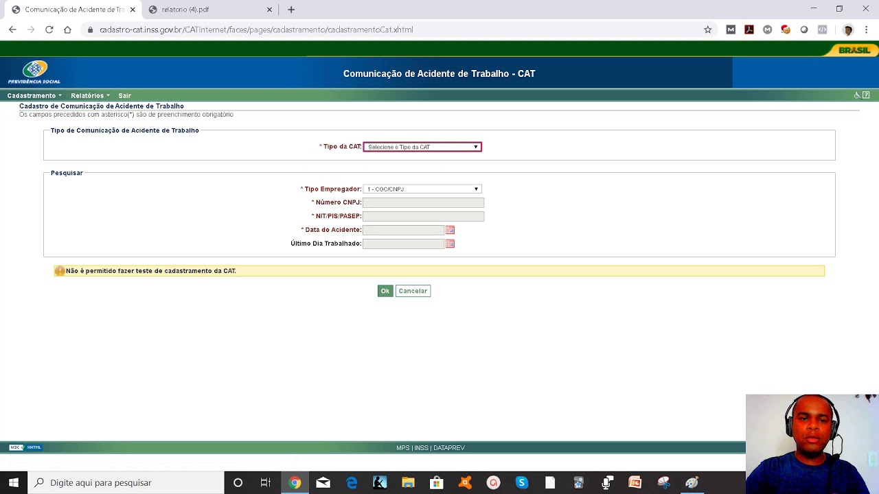 Passo a Passo Para Preencher Uma CAT em 2021 (COMUNICAÇÃO DE ACIDENTE DE TRABALHO)