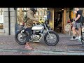 Stunning Little Scrambler 1975 Honda CB400F On The Rusty Gold Moto Catwalk