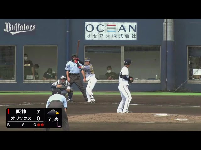 【ファーム】バファローズ育成ルーキー・松山 1回を無失点に打ち取る好投!! 2020/7/16 B-T(ファーム)