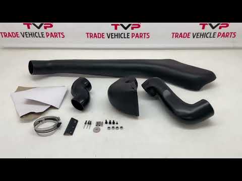 For Nissan Navara D40 2005-2010 Raised Air Intake Induction Snorkel Kit Black video