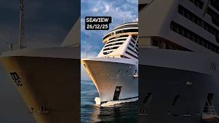 MSC SEAVIEW navio cruzeiro 12/25 ‎⁨@cruzeiros2025⁩  Salvador chegando  #cruzeiro  #shorts