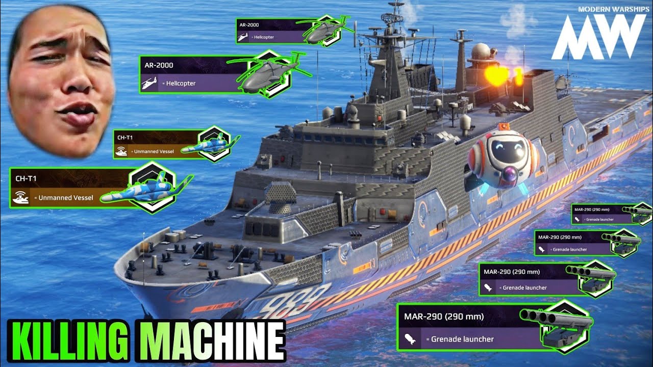 CN Type 071 - Full MAR-290 With Most Brutal Build 🔥 - Modern Warships 