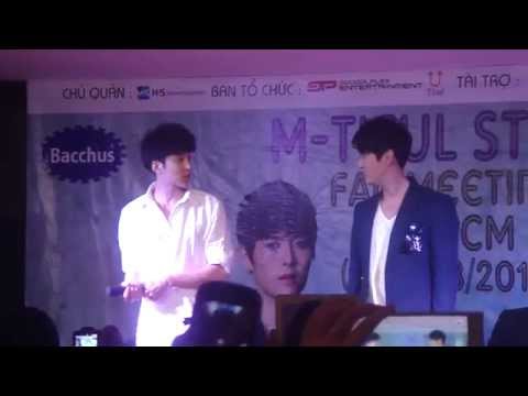 [Fancam] Is M-Tiful oppa or ahjussi? @ Fan meeting [140831]