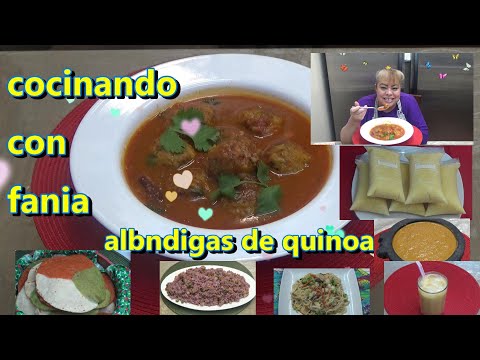 Como hacer albondigas de quinoa/ receta vegana