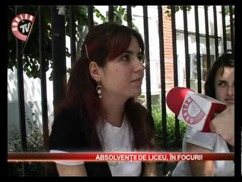 absolventii de liceu , in focuri !