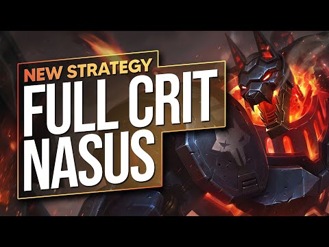 NASUS TOP... BUT I'M FULL CRIT AND MY Q DELETES EVERYTHING
