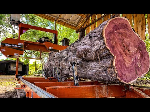 Our Most Beautiful Boards Yet From An Ugly Old Cedar Log