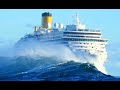 Top 10 Big Cruise Ships In Huge Storm Dangerous Waves In Hurricane