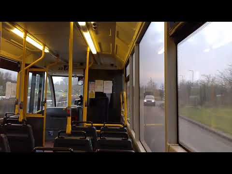 Onboard Powell Bus Optare Solo Arriving Dinnington Bus station