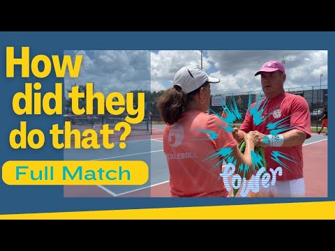 EPIC Comeback Battle Mixed Doubles Pickleball at the US Open - Senior Pro pickleball strategy